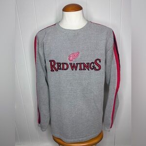 Vintage NHL Official Detroit Red Wings Knit Sweater/Heavy Shirt